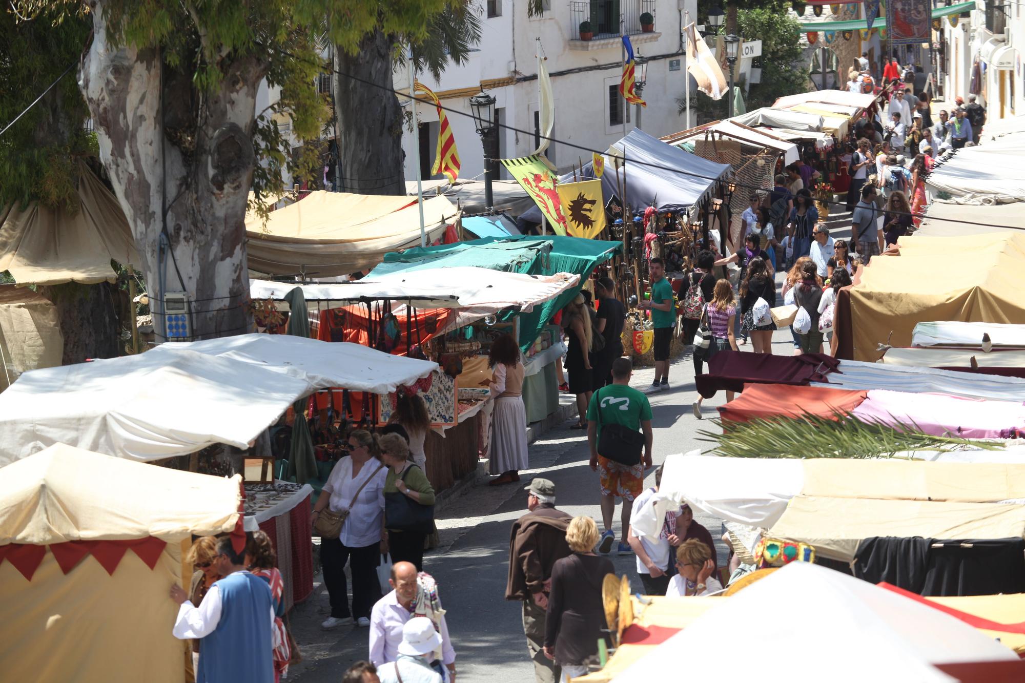 Edición de 2011 de la Feria Medieval de Ibiza.