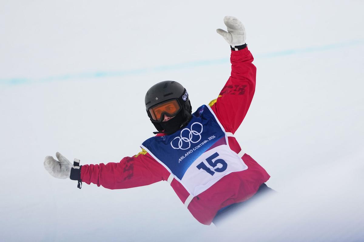 Queralt Castellet, durante los juegos de Milán - Cortina