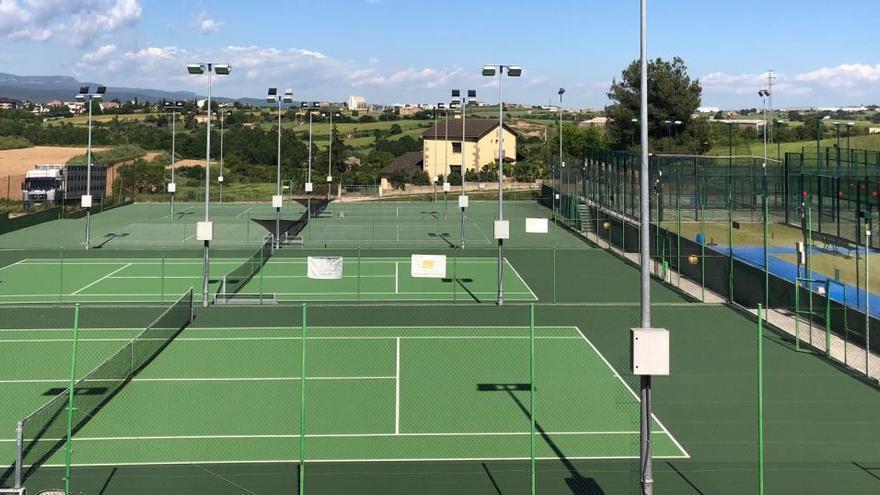 Les pistes de tennis de Solsona