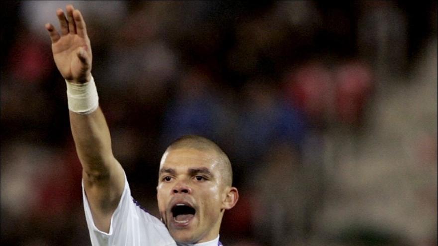 El defensa del Real Madrid Pepe.