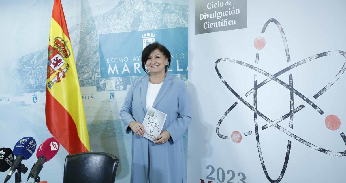 La delegada de Cultura,Carmen Díaz, ayer, en lapresentación del ciclo.
