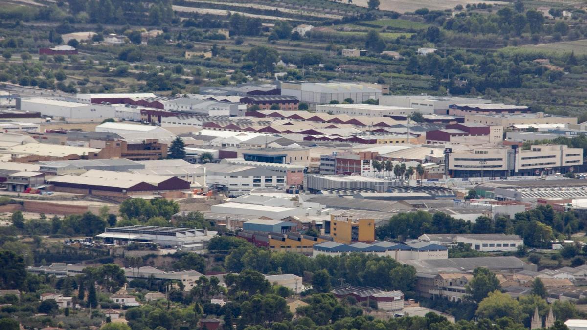 Imagen de archivo del polígono industrial El Pla de Ontinyent.