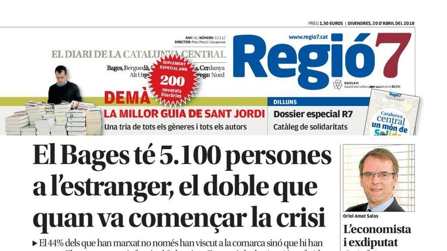 Què diuen els titulars en paper d&#039;aquest divendres?