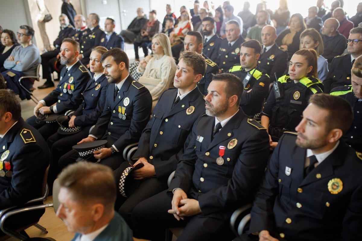 La celebració del Dia de la Policia Local de Caldes de Malavella, en imatges