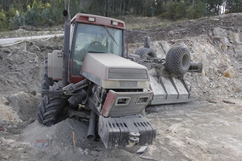 Herido un operario en las obras del Corredor