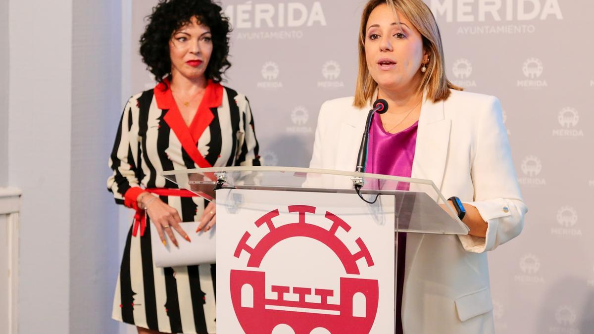 Aragoneses en la presentación de la Feria Chica de Mérida.