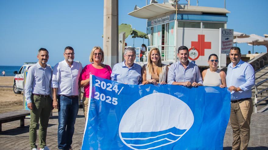 San Bartolomé de Tirajana presume de tener el litoral con más banderas azules