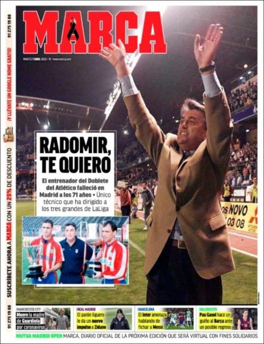 Portada MARCA martes 7 abril 2020