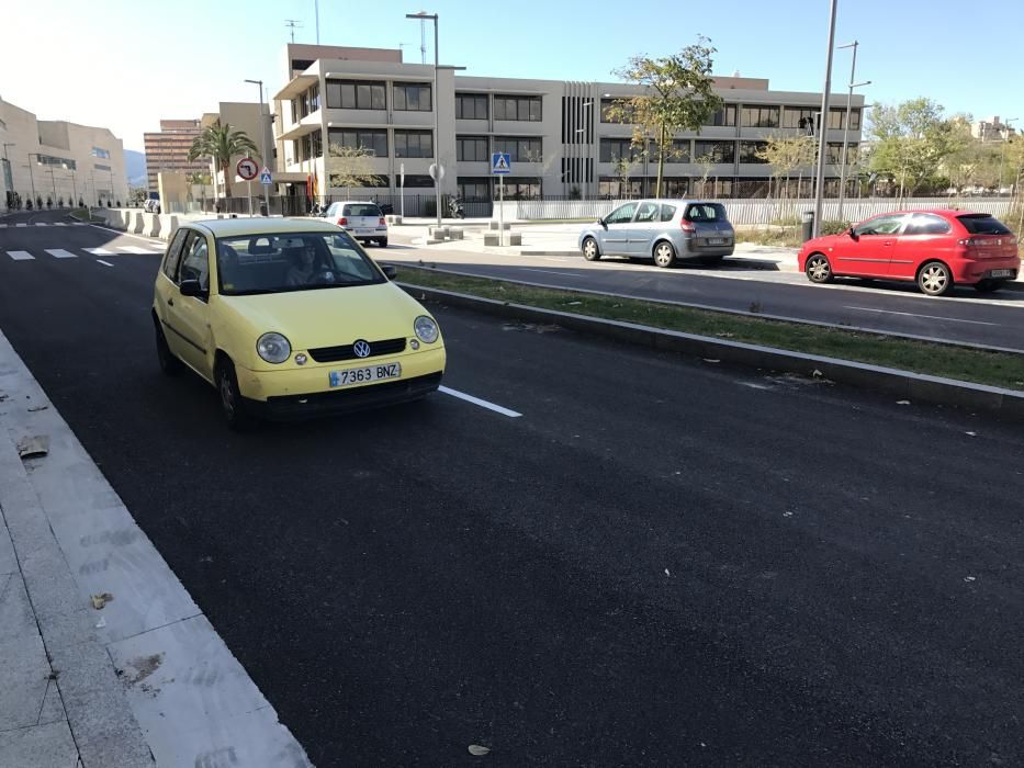 Cort abre al tráfico la calle Felià Fuster de Palma