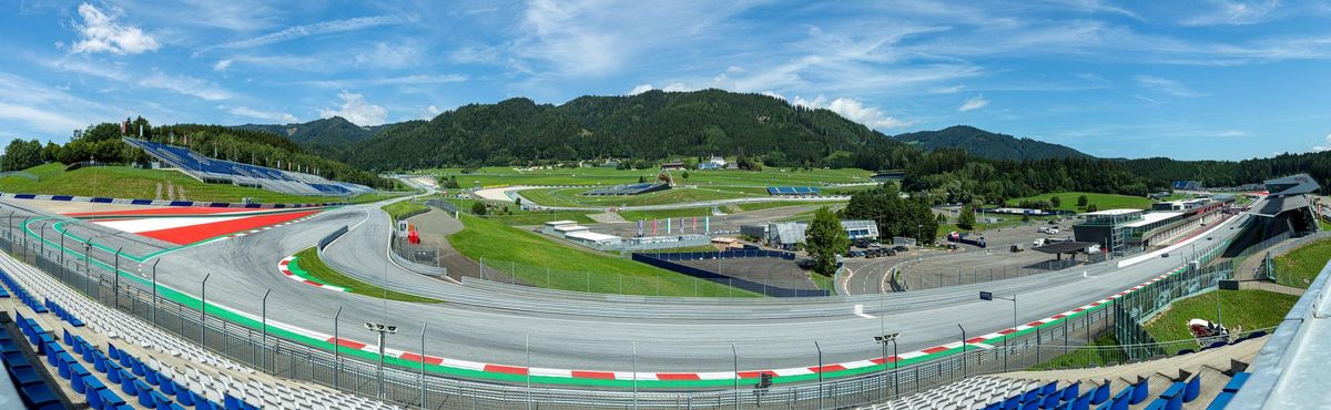 Vista panorámica del Red Bull Ring.