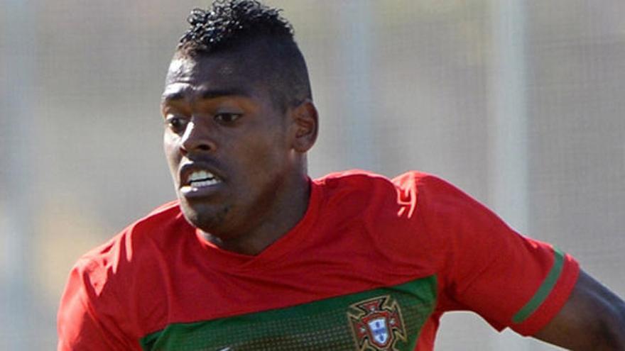 Iván Cavaleiro, con la Sub21 de Portugal