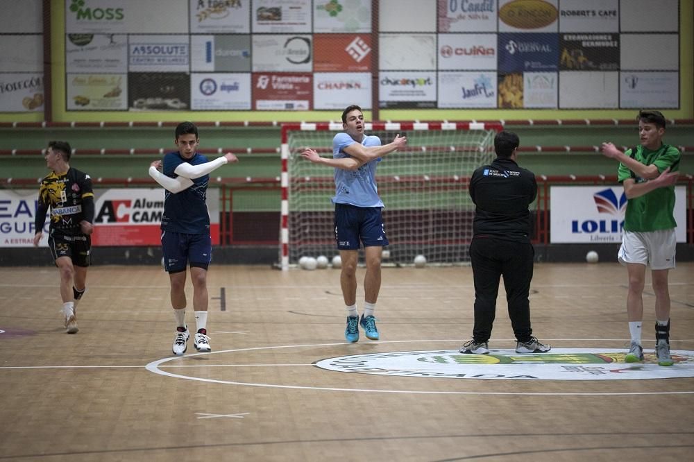 Las concentraciones de balonmano y baloncesto.