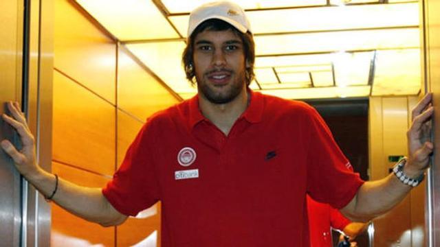 Printezis, con el Olympiacos.