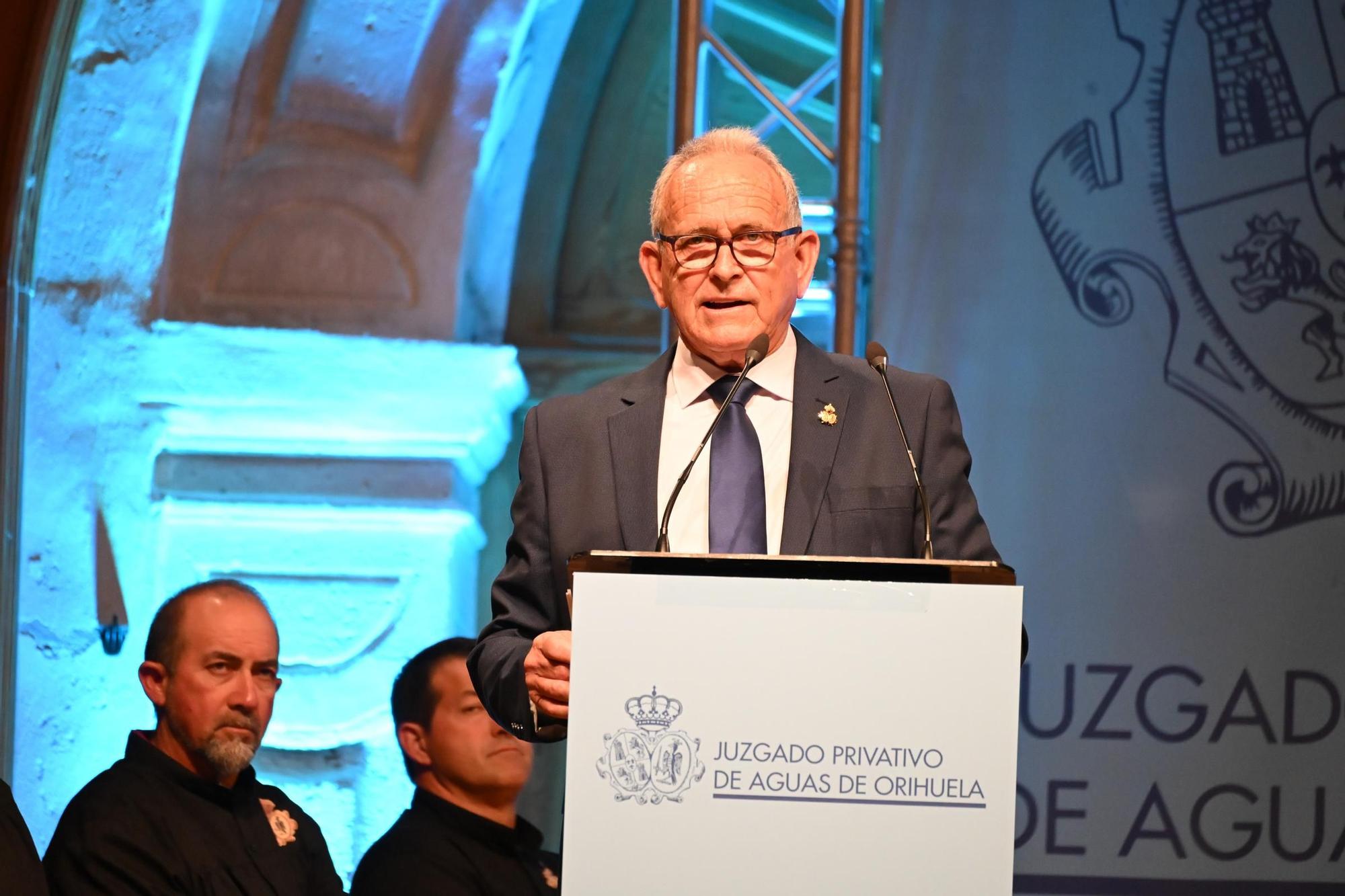 Entrega de los Premios de las Aguas en el 750 aniversario del Juzgado Privativo de Aguas de Orihuela