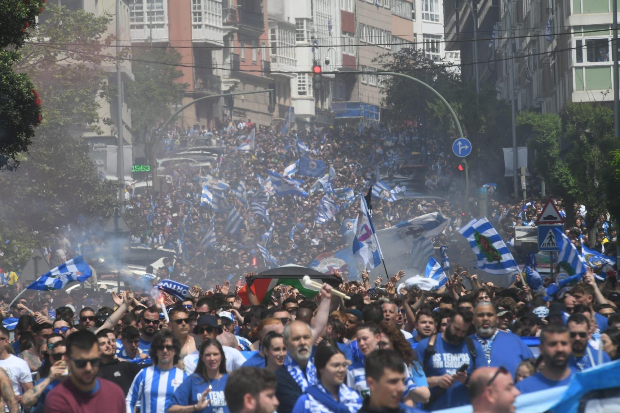 Paseo deportivista hasta Riazor