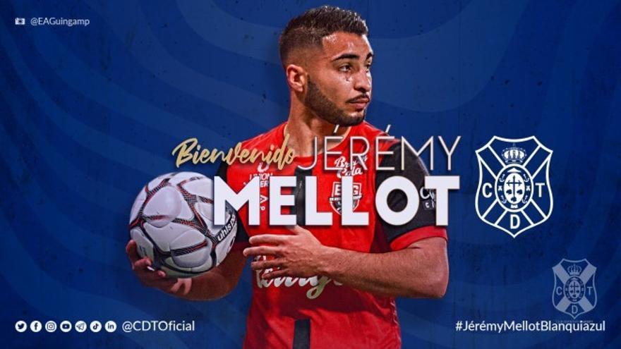 Jérémy Mellot, nueva incorporación del CD Tenerife.