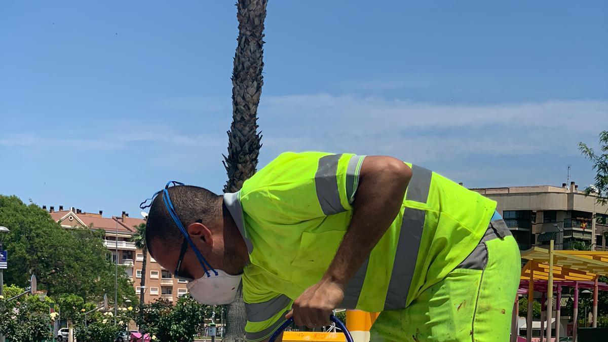 Acondicionan 2.500 metros de carriles bici en Murcia