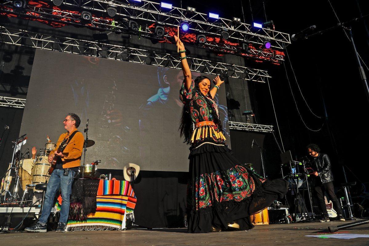 Lila Downs en el festival PotAmerica de 2024.