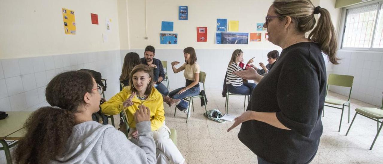 Aspecto de una de las sesiones gratuitas en el instituto.