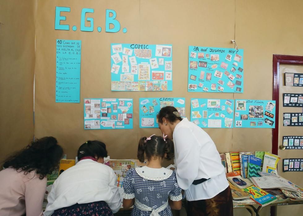 Recreación de una escuela franquista