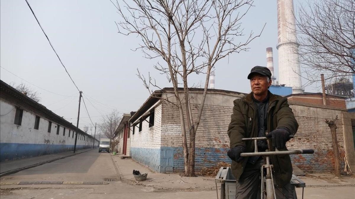 Ciudad de Tangshan, una de las más contaminadas en la provincia china de Hebei.