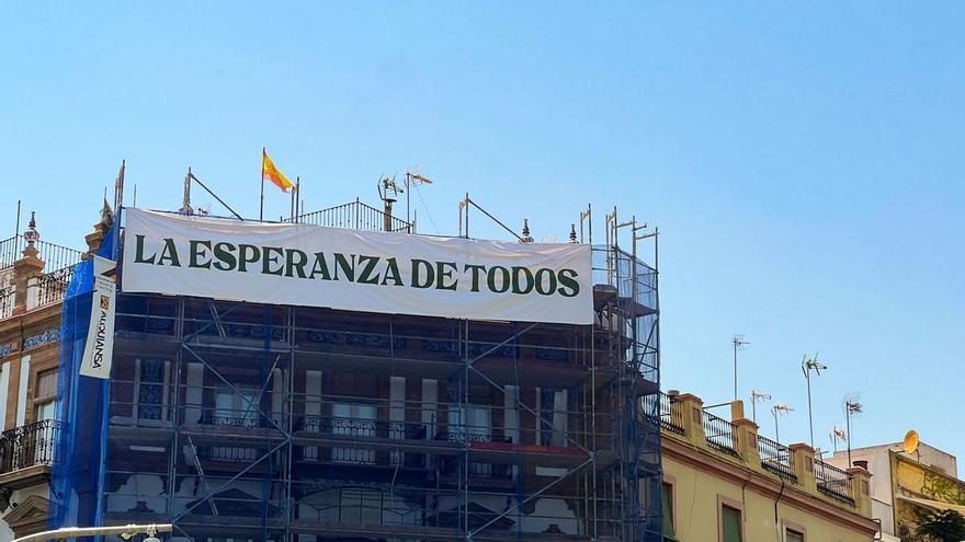 Feliciano Fernández lleva al Altozano su lema de campaña: "La Esperanza de todos"