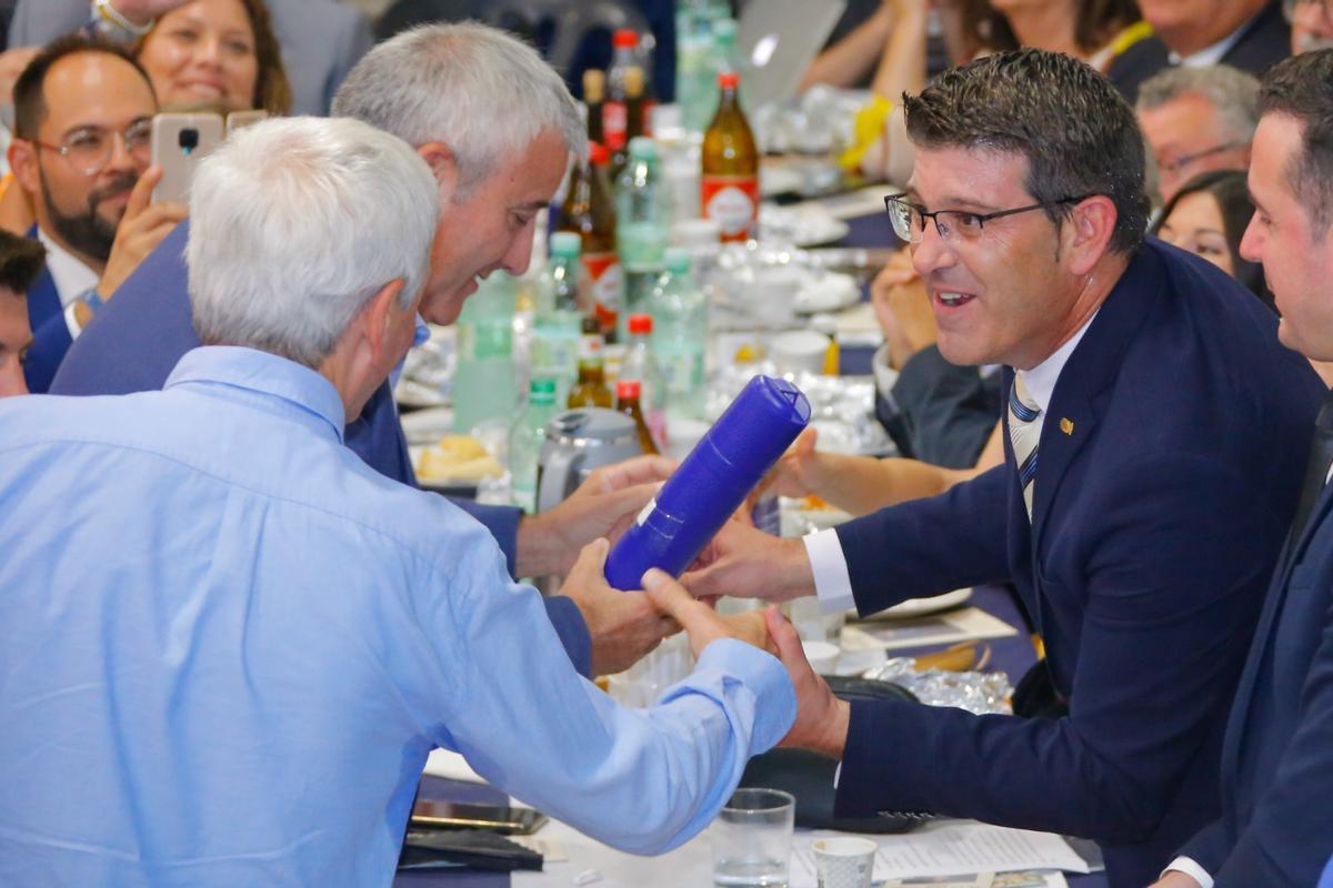 Imagen del Esmorzar de la Llàgrima de 2022, con el alcalde Jorge Rodríguez.