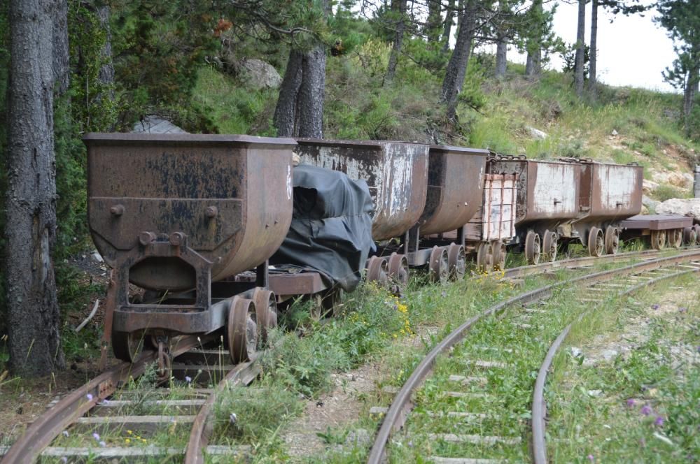 El trenet de coll de Pradell, en via morta