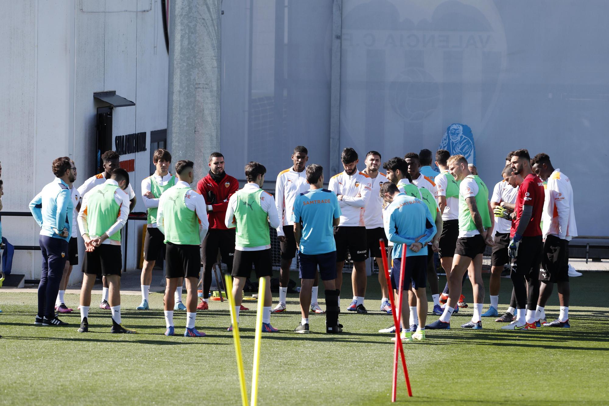 Así ha sido el entrenamiento del Valencia CF