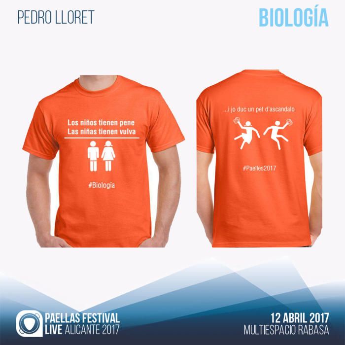 Los universitarios organizan un concurso de camisetas para las Paellas 2017  - Información