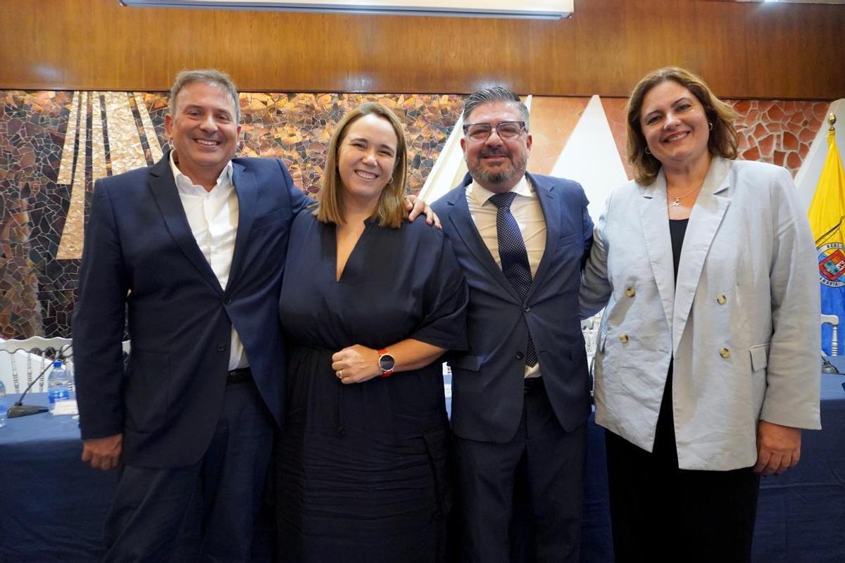 Luis Ibarra, Maica López Galán, Pity Sánchez y Beatriz Calzada
