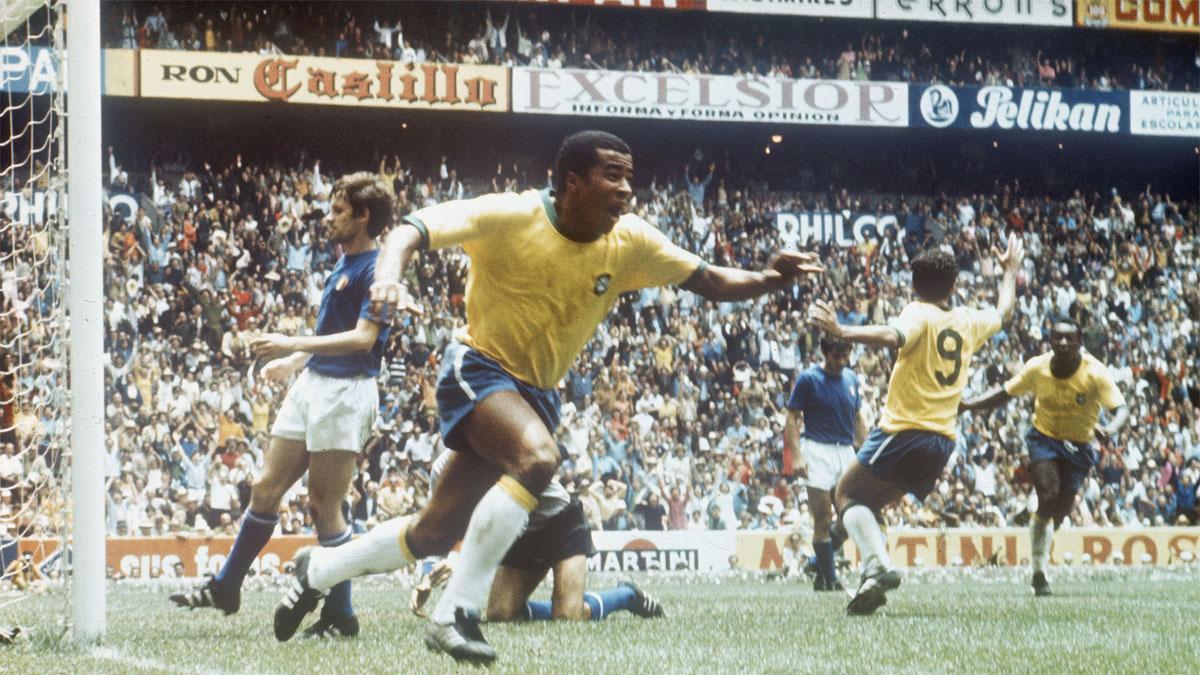 Jairzinho marcó en todos los partidos de México 1970, incluida la final ante Italia