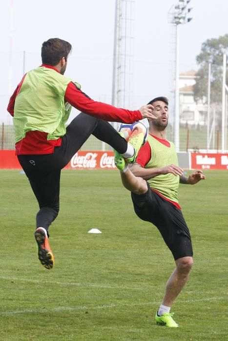 Entrenamiento del Sporting