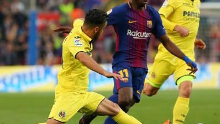 Dembélé, el millor ahir, s&#039;escapa de Jaume Costa i de Trigueros