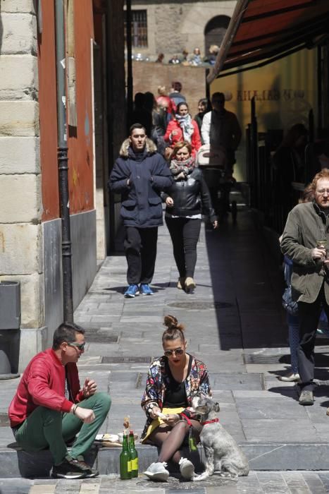 Buen tiempo en Gijón