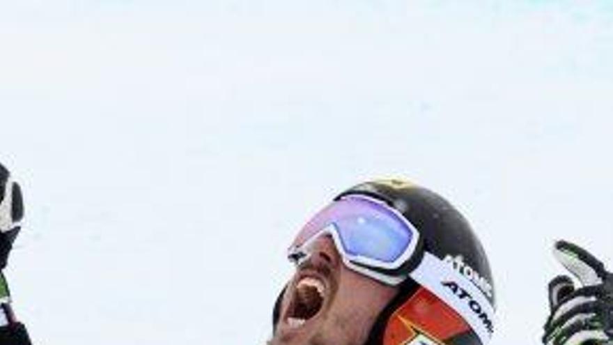 La celebració de Marcel Hirscher