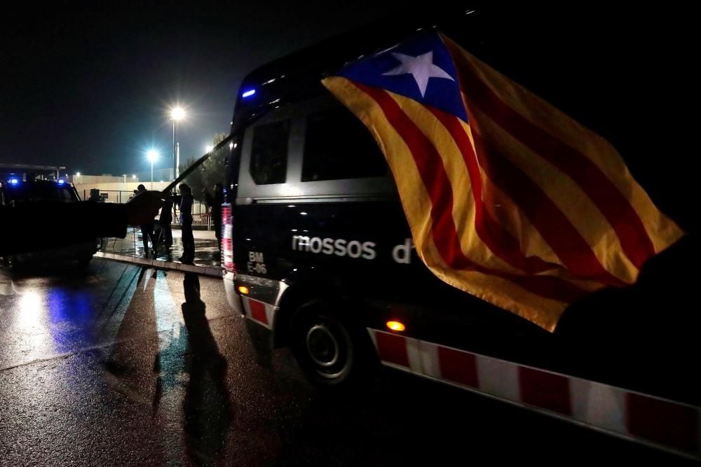 Trasllat dels presos independentistes a Madrid
