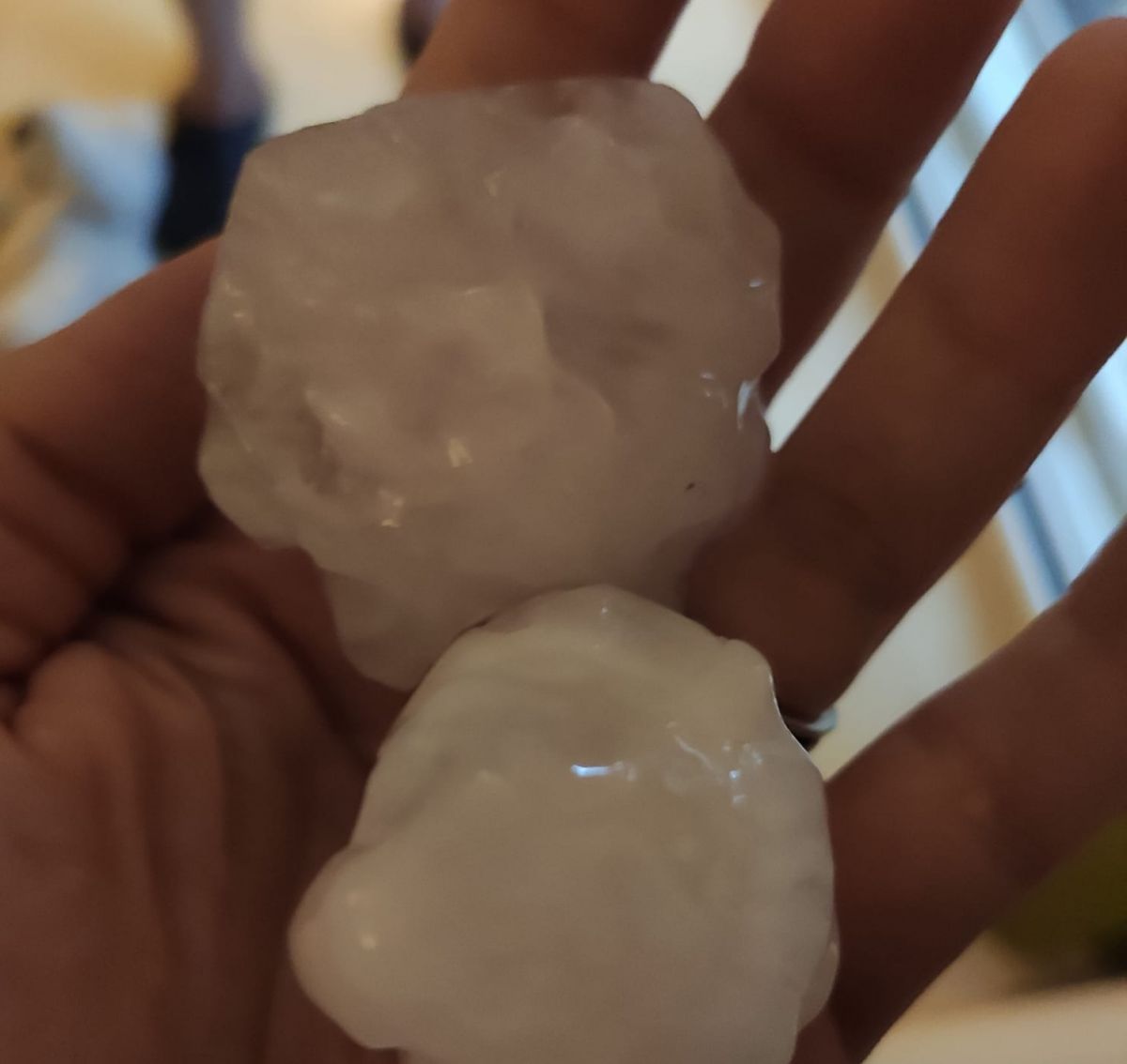 Fuerte granizada en Córdoba