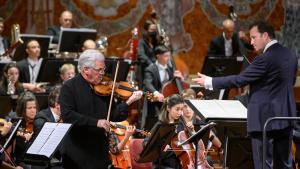 La Orchestre National de Lyon, anoche en el Palau.