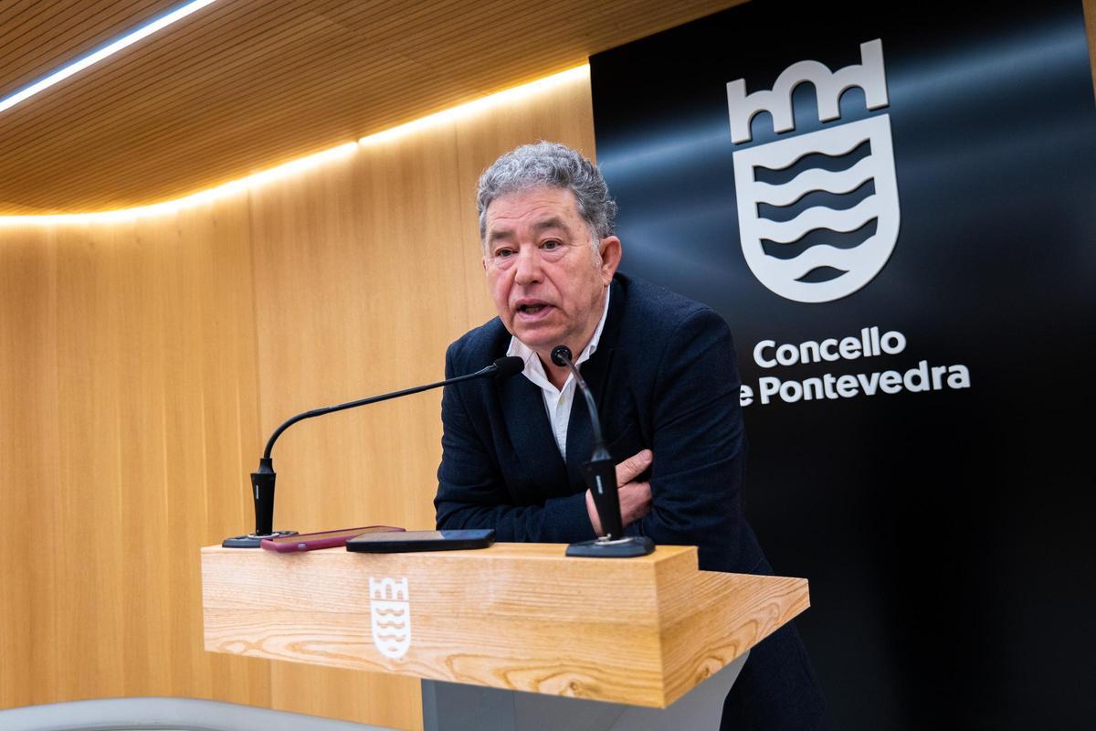 Fernández Lores en su comparecencia de ayer.