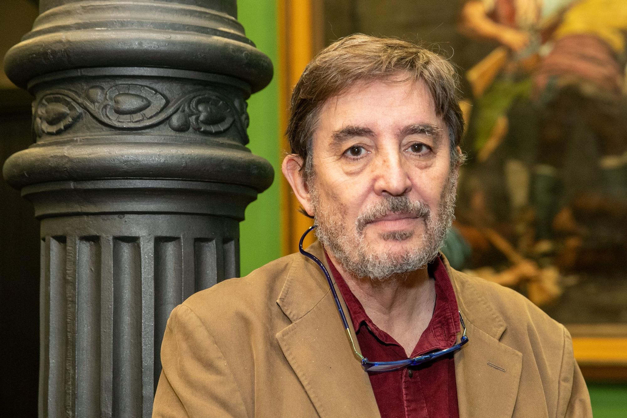 Luis García Montero, este miércoles, en el Paraninfo de la Universidad de Zaragoza.