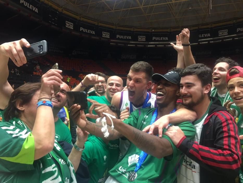 El Unicaja, campeón de la EuroCup tras vencer al Valencia