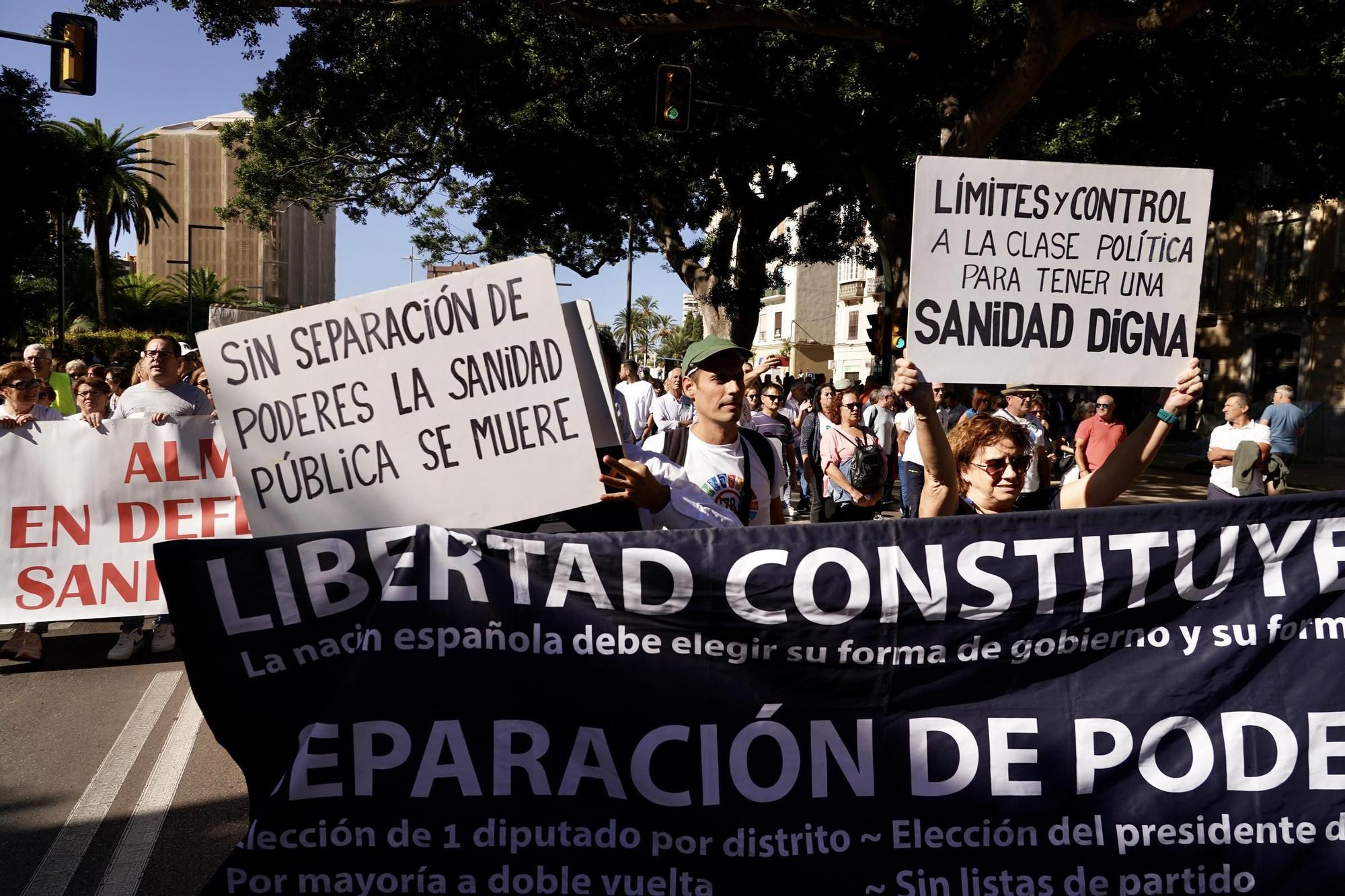 Marea Blanca se manifiesta por la sanidad pública en Málaga