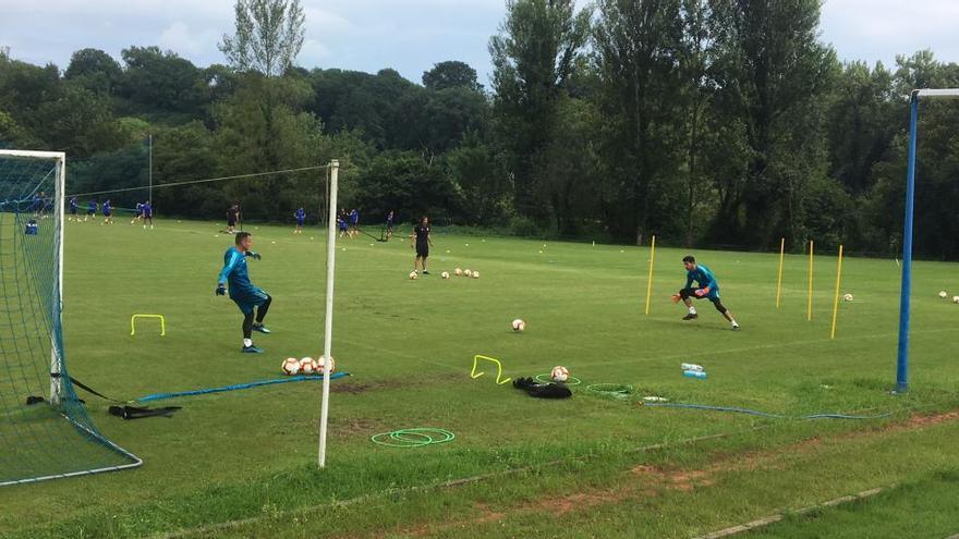 El entrenamiento de esta mañana