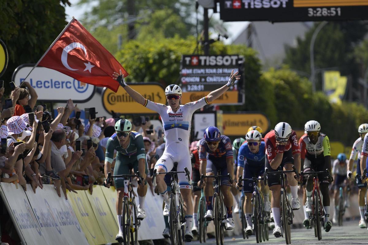 Tim Merlier, el ganador de esta etapa