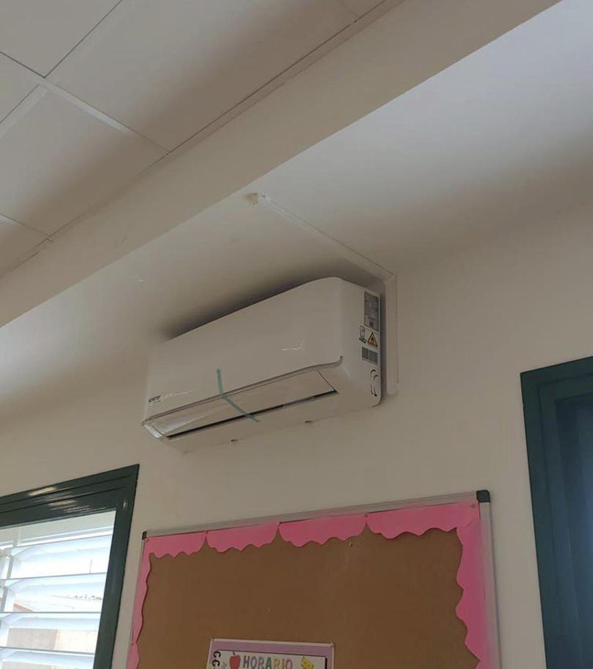 El ayuntamiento ha instalado varios splits.