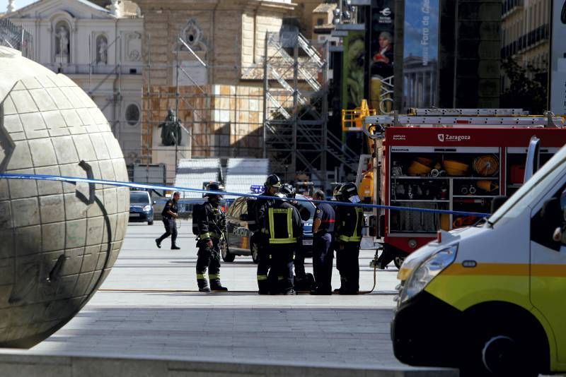 Fotogalería: Explosión en el interior de la basílica del Pilar