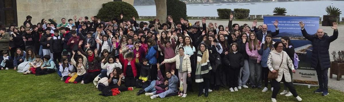Escolares baioneses estudian A Doca | FDV