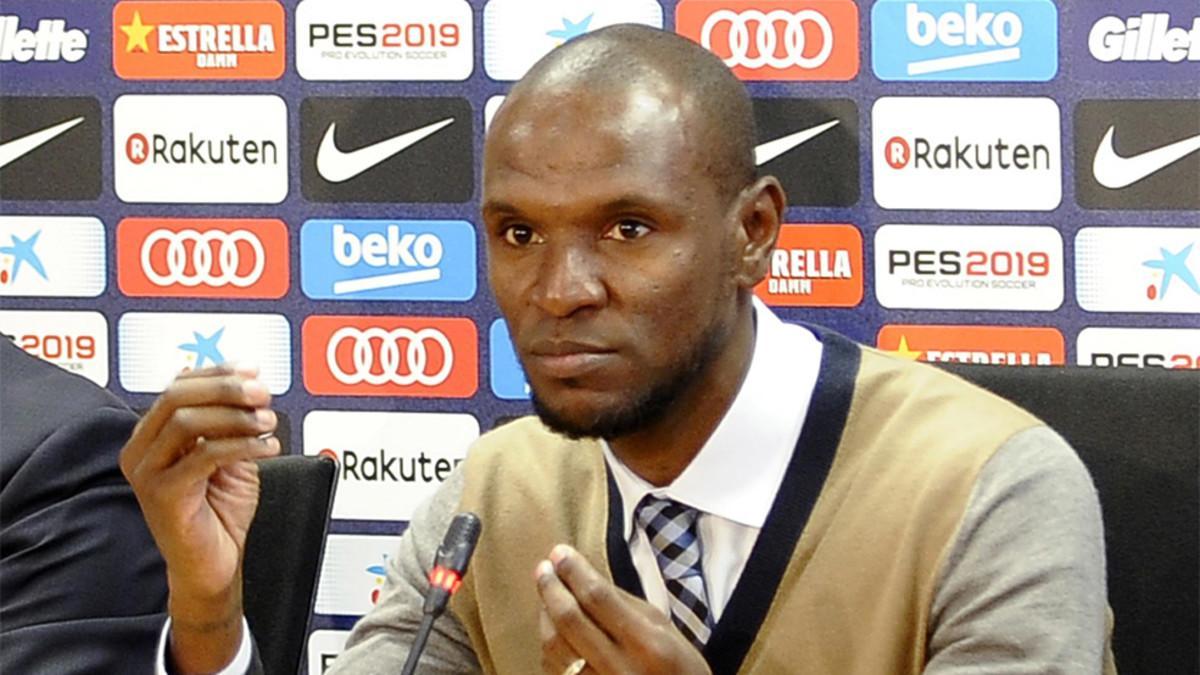 Éric Abidal, secretario técnico del Barça