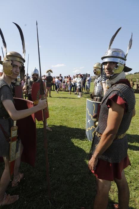 RECREACION DE UN CAMPAMENTO ROMANO.